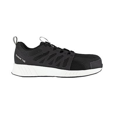 Reebok Work Fusion Flexweave Men's Blackout Composite Toe ESD Shoes