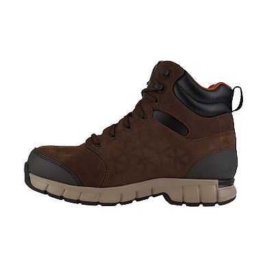 Reebok Work Men's Leather Sublite Cushion Waterproof Composite Toe Boots