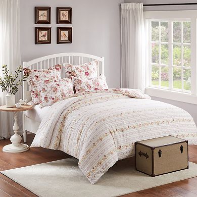 Greenland Home Fashions Antique Rose Duvet Set