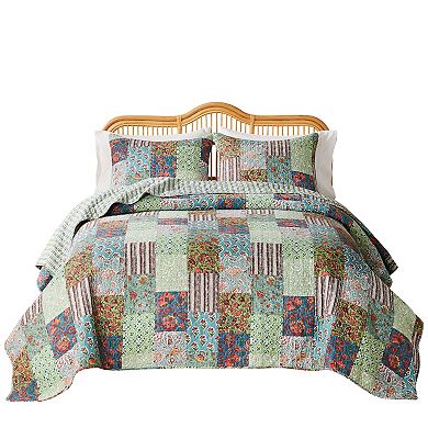 Greenland Home Fashions Jasmin Quilt Set