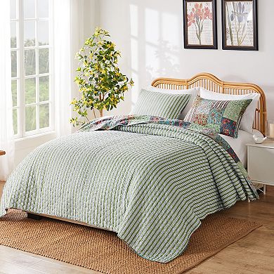 Greenland Home Fashions Jasmin Quilt Set