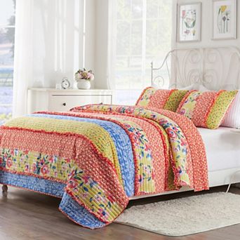 Greenland Home Fashions Skylar Quilt Set