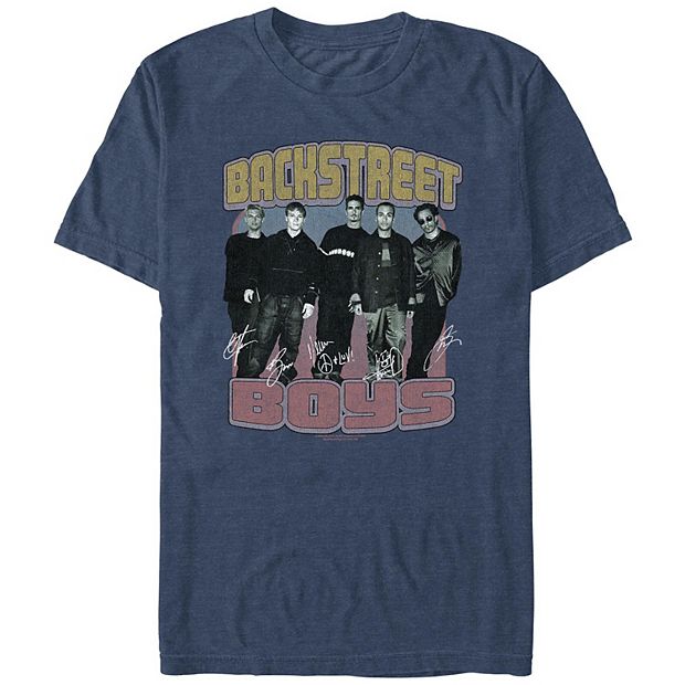 Backstreet Boys Tシャツ Men's Backstreet Boys Signatures Graphic Tee