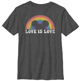 Disney's Mickey Mouse Love Is Love Boys 6-20 Graphic Tee