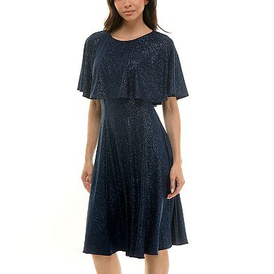 Women's Maison Tara Caplet Fit and Flare Dress