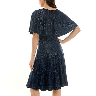 Women's Maison Tara Caplet Fit and Flare Dress