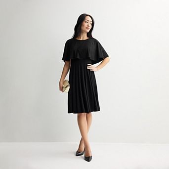 Women's Maison Tara Caplet Fit and Flare Dress