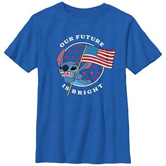 Disney's Lilo & Stitch Our Future Is Bright Boys Graphic Tee
