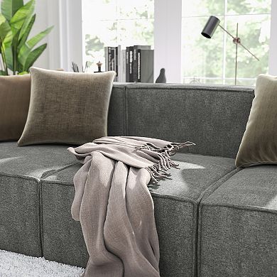 Merrick Lane Modular Sectional Sofa Armless Middle Chair