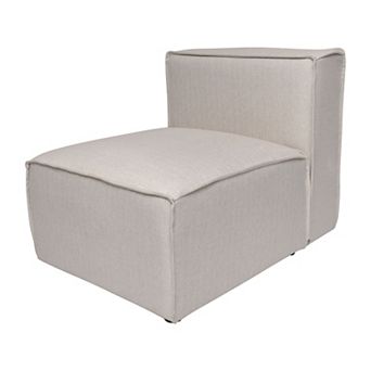 Merrick Lane Modular Sectional Sofa Armless Middle Chair
