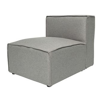 Merrick Lane Modular Sectional Sofa Armless Middle Chair
