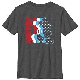 Disney's Mickey Mouse Americana Silhouettes Boys Graphic Tee