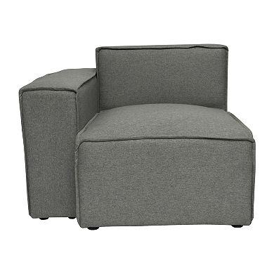 Merrick Lane Modular Sectional Sofa Left Side Chair With Armrest