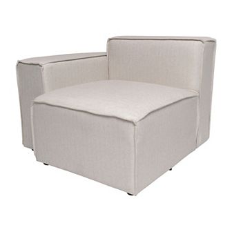 Merrick Lane Modular Sectional Sofa Left Side Chair With Armrest