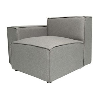 Merrick Lane Modular Sectional Sofa Left Side Chair With Armrest