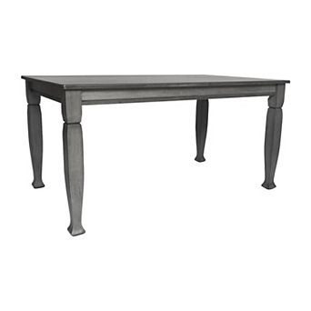Merrick Lane Solid Wood Dining Table With Stylish Sculpted Legs