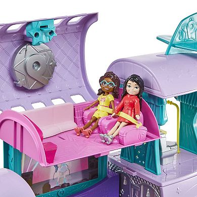 Polly Pocket Travel Adventures Pack, Four 3-inch Dolls, Jet, Vehicle - Kohl's Exclusive