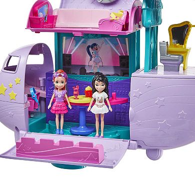 Polly Pocket Travel Adventures Pack, Four 3-inch Dolls, Jet, Vehicle - Kohl's Exclusive