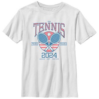 Boys Tennis USA Paris 2024 Graphic Tee