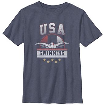 Boys USA Swimming Graphic Tee
