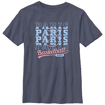 Boys Paris Basketball 2024 Graphic Tee