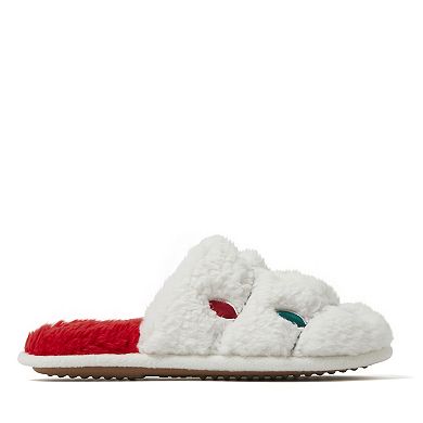 Dearfoams Holiday Novelty Adult Scuff Slippers