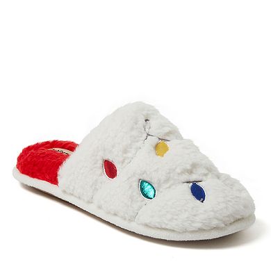 Dearfoams Holiday Novelty Adult Scuff Slippers