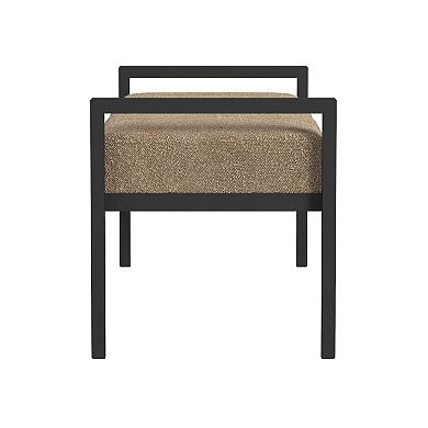 HomePop Modern Boucle Bench