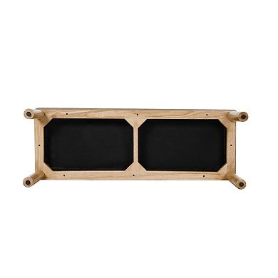 HomePop Oslo Padded Bench