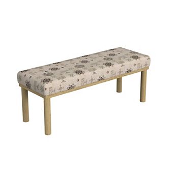 HomePop Oslo Padded Bench