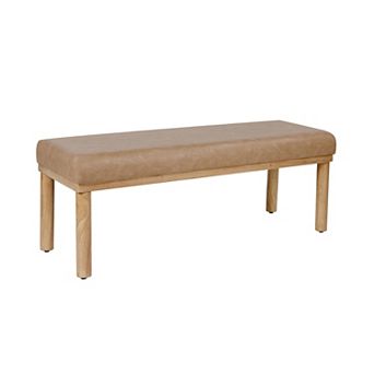 HomePop Oslo Padded Bench