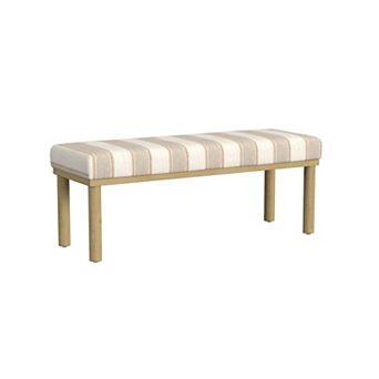 HomePop Oslo Padded Bench