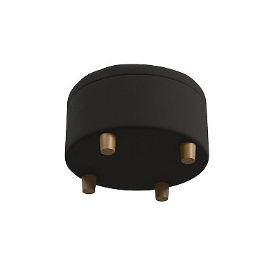 HomePop Round Hidden Storage Ottoman
