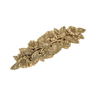 1928 Flower and Leaf Hair Barrette