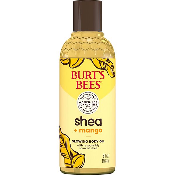 Burt's Bees Shea + Mango Glowing Body Oil - None