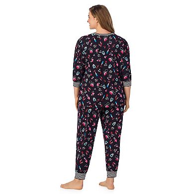 Plus Size Cuddl Duds® Sweater Knit Pajama Top & Pajama Pants Set
