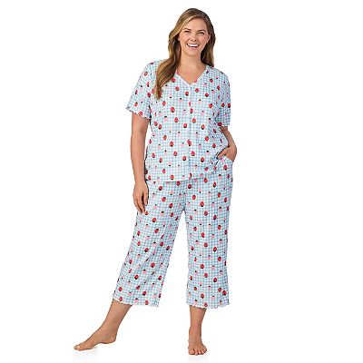 Pj Sets Plus Size Poplin Pajama Pants Plus Size Cuddl Duds