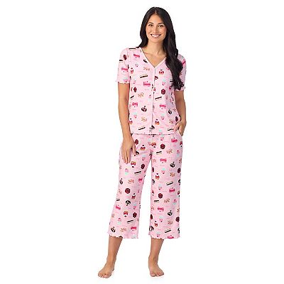 Women's Cuddl Duds® Pointelle Button-Front Pajama Top