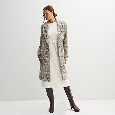 Women's Nine West Belted Rib Midi Dress