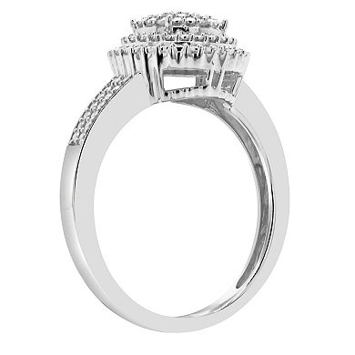 Celebration Gems Sterling Silver 1/10 Carat T.W. Diamond Ring