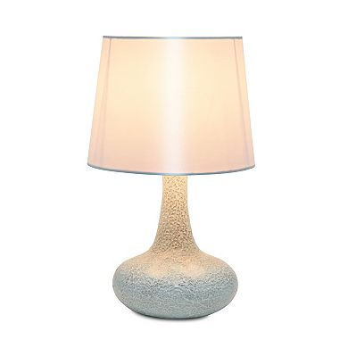 Creekwood Home Patchwork Crystal Glass Table Lamp