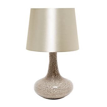 Creekwood Home Patchwork Crystal Glass Table Lamp