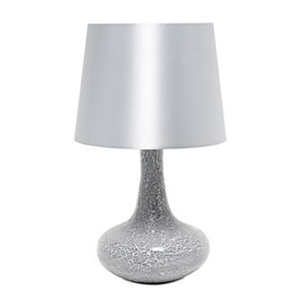 Creekwood Home Patchwork Crystal Glass Table Lamp