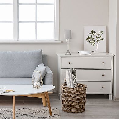 Creekwood Home Contemporary Crystal Droplet Table Lamp