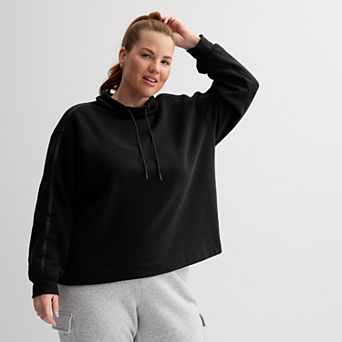 Plus Size Tek Gear® Ultrasoft Fleece Funnel Neck Pullover