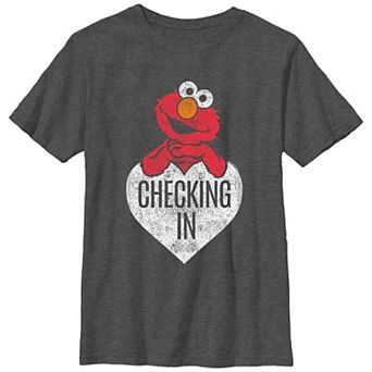 Boys 6-20 Sesame Street Elmo Checking In Graphic Tee