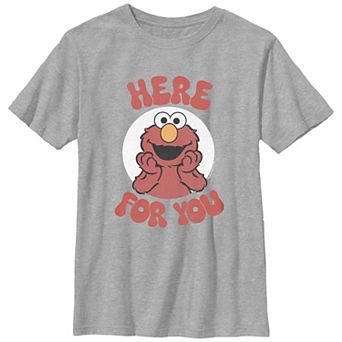 Boys Sesame Street Elmo Here For You Graphic Tee