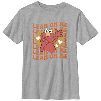 Boys Sesame Street Elmo Lean On Me Graphic Tee