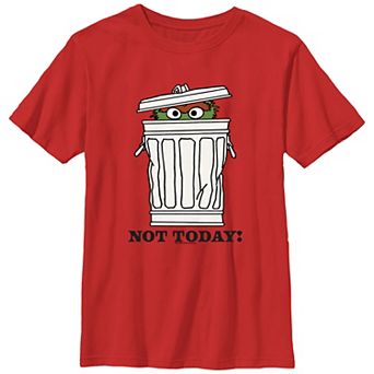 Boys 6-20 Sesame Street Oscar Not Today! Graphic Tee