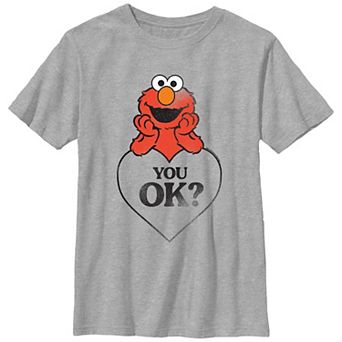 Boys Sesame Street Elmo You Ok? Graphic Tee